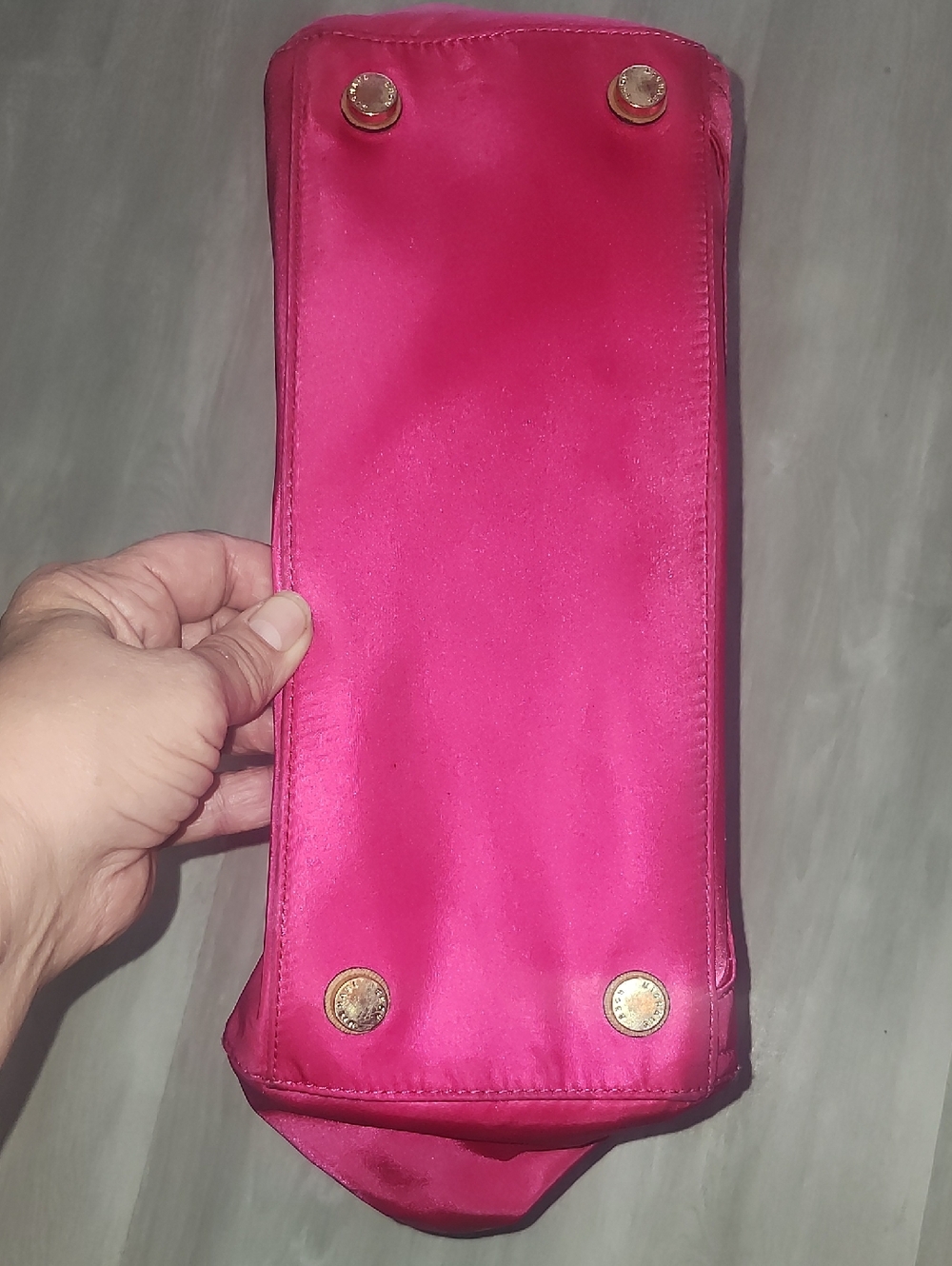 Michael Kors Hot Pink Tote with Tan Handles - Picture 12 of 12